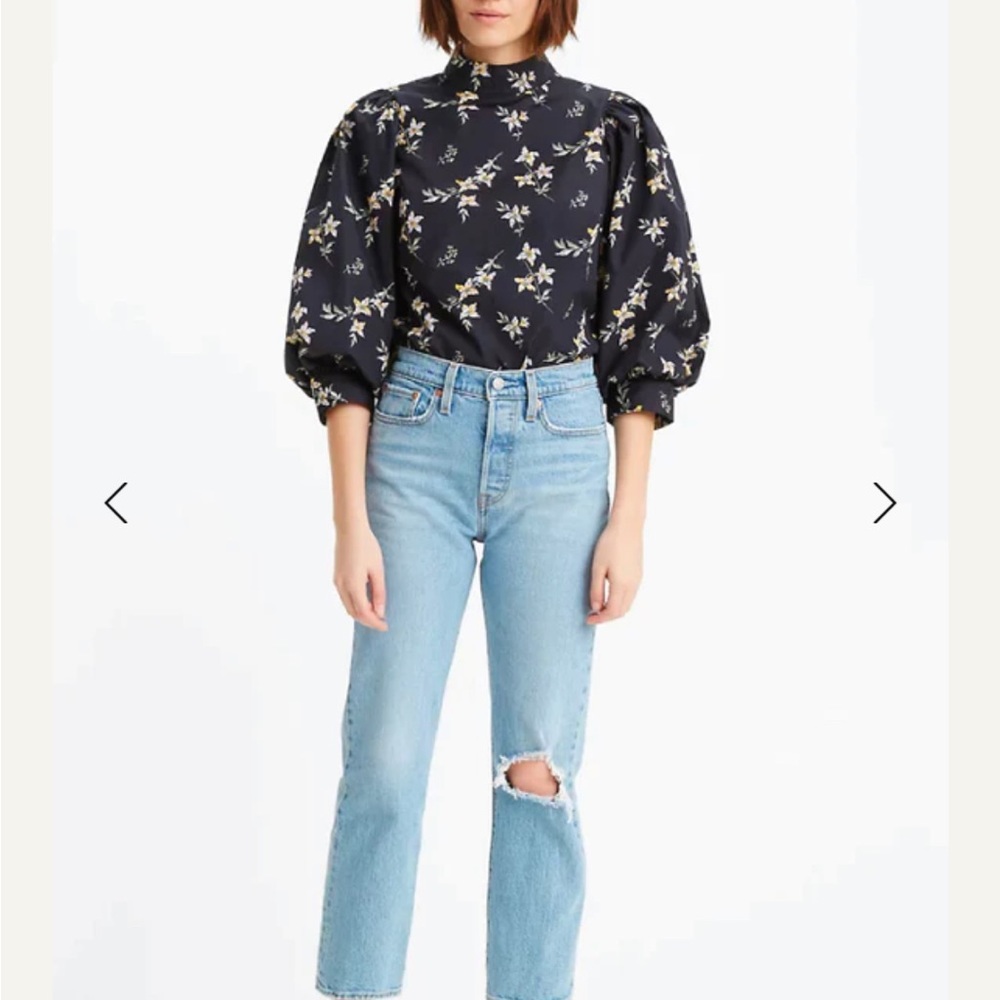 Levi’s Wedgie Straight Jeans tango fray